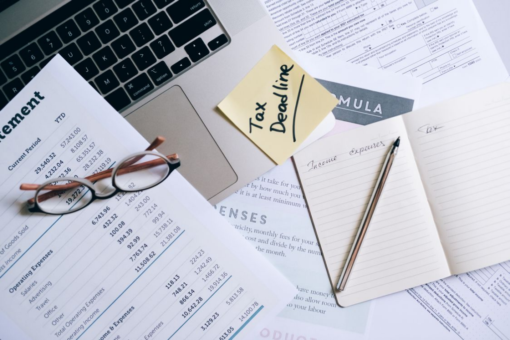personal tax documents and financial records 